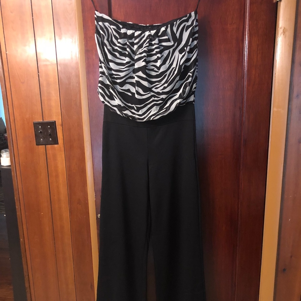 Zebra Top Jumpsuit